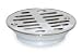 Industrial Grade 1RLV5 Shower Stall Strainer, Brass, SS Grid