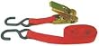 Dayton 2VKP3 Ratchet Tie Down, 400 Lb WLL, PK2