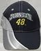 Jimmie Johnson #48 Blue with Silver White Accents Chase Authentics High Pass Hat Cap