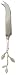 Decorative Cheese Knife with Branch Handle Set / 2