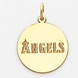 14K Los Angeles Angels Lrg Disc Name Logo Charm