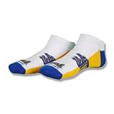 UCLA Bruins Color Block No Show Socks - Footwear