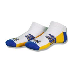 UCLA Bruins Color Block No Show Socks - Footwear
