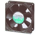 Sunon 80x80x25mm High Speed Fan 4pin adapter (B1)