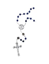 Lapis Lazuli and Sterling Silver Rosary