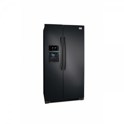 Frigidaire FGHC2335LE Gallery 22.6 Cu. Ft. Counter-Depth Side-by-Side Refrigerator - Ebony Black