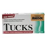 Tucks Topical Starch Hemorrhoidal Suppositories - 12 Each