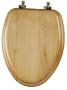BEMIS CHURCH Maple Wood Elongated Toilet Seat MAPLE