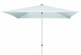 Doppler 460514808 Sonnenschirm Alupro II PushUp 200 x 250 cm, 4-teilig, weiss
