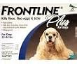 Merial Frontline Plus Flea and Tick Control for 23-to-44-Pound Dogs and Puppies, 6 Doses