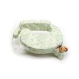 My Brest Friend Inflatable Travel Nursing Pillow in Green Paisley