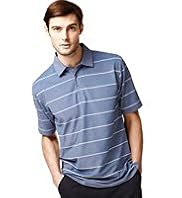 Birdseye Striped Polo Shirt
