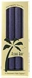 Aloha Bay Palm Wax Candles - Indigo - Palm Taper 9 Unscented