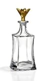 GRACE DECANTER WITH AMBER STOPPER - 26 OUNCE DECANTER WITH AMBER STOPPER, GRACE COLLECTION