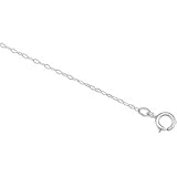 14K White Gold Cable Chain - 24 inches