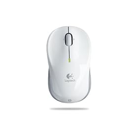 Logitech V470 Wireless Bluetooth Laser Laptop Mouse (White)
