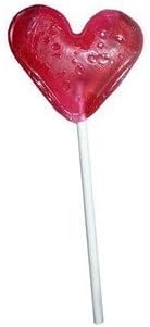 Heart Lollies x10 Lollipops