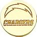 14K Gold NFL San Diego Chargers Logo Tie Tac