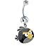 Angry Birds BLACK Sexy Belly Navel Ring