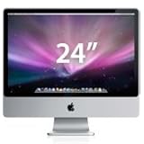 APPLE iMAC All-in-one - 3.06GHz Intel Core 2 Duo, 4GB DDR2, 1TB SATA HD, NVIDIA GeForce 8800 GS w/512MB GDDR3, SuperDrive 8x,24-inch glossy widescreen LCD,AirPort Extreme, Bluetooth 2.1 + EDR, Built-in iSight camera; mini-DVI output port with support for DVI, VGA, S-video, 10/100/1000BASE-T, Mac OS X v10.5 Leopard
