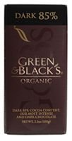 Green & Blacks Dark Chocolate 85% Cocoa (10x3.5oz)