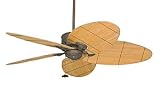 Emerson CF2000WB / B20HP / CFSLKPFWB Weathered Bronze with Honey Pine Blades Maui Bay 5 Blade 52 Ma