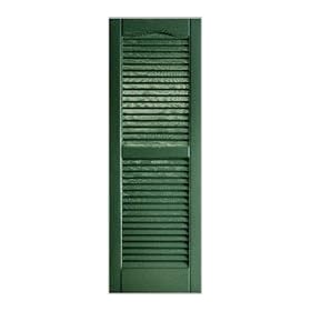 14 1 2 x 55 Closed Louvered Vinyl Shutters, Black 002 by FX Series