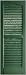 12" x 35" Closed Louvered Vinyl Shutters