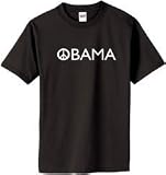 OBAMA Peace Sign - on 100% cotton T-Shirt (in 39 colors)
