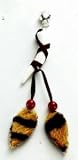 LOT de 2:Boucles d'oreilles femme préhistoire 71901 Âge de pierre Préhistoire