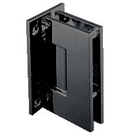 Buy CRL Geneva 037 Series All Black Wall Mount Full Back Plate Standard Hinge (CRL Showers, Plumbing, Bathtubs Showers & Saunas, Showers, Shower Doors)