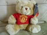 OFFICIAL MANCHESTER UNITED F.C BEAR WITH CLUB CREST T-SHIRT.