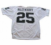 Fred Biletnikoff Autographed Oakland Raiders Official NFL Old Style Authentic Jersey with 