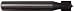 Magnate 7508 Point Cutting Roundover Router Bits - 1/16" Radius; 1/4" Shank Diameter