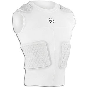 white sleeveless compression shirt