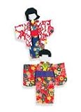 Origami Paper Doll Making Kit, make 8 Dolls