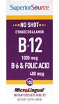 No Shot B6/ B12/ Folic Acid 100 Tablets