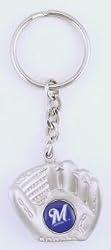 Milwaukee Brewers Glove Keychain