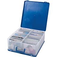 Advantus Corporation 13-1/4 Inch by 12-3/4 Inch by 6 Inch Cropper Hopper Photo Case, Blue