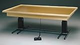 Footswitch Pofessional Electric Hi-Low Mat Table, Raised Rim 4' x 7', without Mat