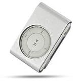 TeckNet MT-066 Boitier en métal pour iPod Shuffle 2e Génération - Argent