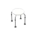 Bath Stool Round White Adjustable FREE SHIP