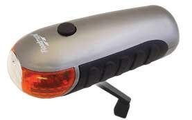 Hand Crank Illuminator Wind-up LED Flashlights - 2 Pack