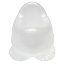 Tigex extra beqeumes T&ouml;pfchen mit Fussplatte, perlweiss