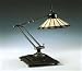 Pueblo Cream Panel Tiffany Glass Table Lamp - QUZ-TF7110Z