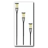 Buy Brinkmann Solar Renaissance Fiji Torch Solar Powered LED Garden Accent Light... by Brinkmann