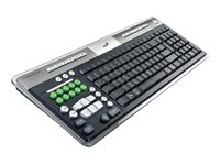 KYE Gamer LuxeMate 525 Star Cruiser Tastatur USB MS W x P D Silber