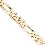 14k 10mm G-Lock Link Bracelet - 8 Inch