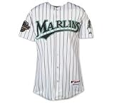 Florida Marlins Jersey - Authentic Blank Home Jersey by Majestic - B000AQVGOS