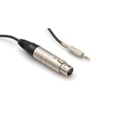 Impedance Transformer 18" Xlr3F To 3.5Mm Trs With White Earbud Headphones